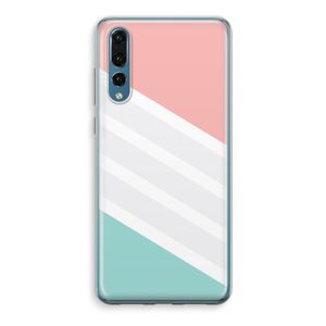 Strepen pastel: Huawei P20 Pro Transparant Hoesje