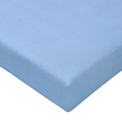 Linon hoeslaken, watergroen 160 x 200 cm