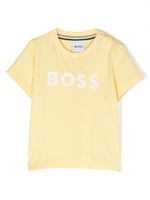 BOSS Kidswear t-shirt à logo imprimé - Jaune