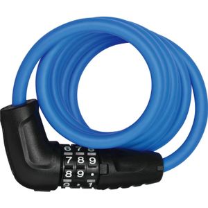 Spiraal Kabelslot 150cm Blauw Cijferslot