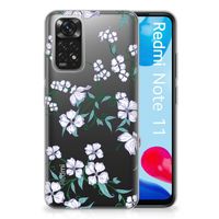 Xiaomi Redmi 10 | Redmi Note 11 4G Uniek TPU Case Blossom White - thumbnail