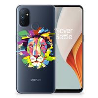 OnePlus Nord N100 Telefoonhoesje met Naam Lion Color