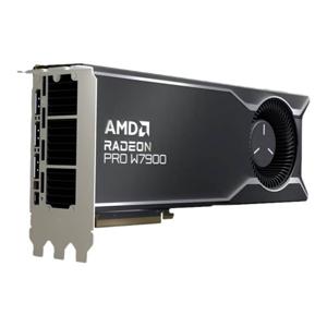 AMD AMD Radeon Pro W7900 Videokaart 48 GB GDDR6-SDRAM PCIe x16 DisplayPort 2.1, Mini-DisplayPort Vulkan