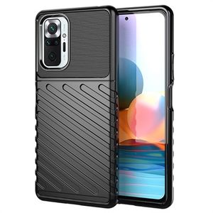 Thunder Series Xiaomi Redmi Note 10 Pro TPU Case - Zwart