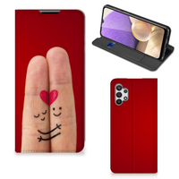 Samsung Galaxy A32 5G Hippe Standcase Liefde - Origineel Romantisch Cadeau - thumbnail