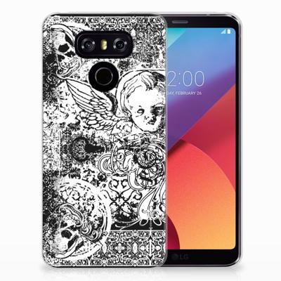 Silicone Back Case LG G6 Skulls Angel