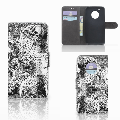 Telefoonhoesje met Naam Motorola Moto G5 Plus Skulls Angel Telefoonhoesje met Naam Motorola Moto G5 Plus Skulls Angel
