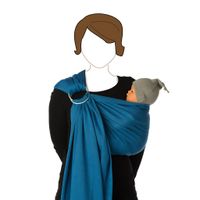 Babylonia draagdoek BB Sling padded campanula blue Maat - thumbnail