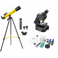 National Geographic Teleskop + Mikroskop Set Refractor-telescoop Azimutaal Achromatisch Vergroting 50 tot 100 x - thumbnail