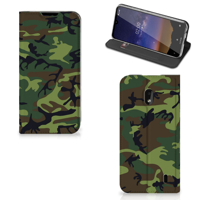 Nokia 2.2 Hoesje met Magneet Army Dark