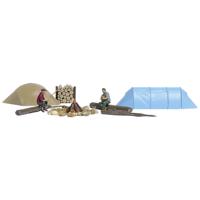 Busch 79823 H0 Actie-set wildcamping figuren Bouwpakket - thumbnail