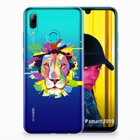 Huawei P Smart 2019 Telefoonhoesje met Naam Lion Color - thumbnail