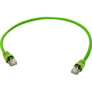 Telegärtner L00000A0141 RJ45 Netwerkkabel, patchkabel CAT 5 SF/UTP 1.00 m Geel, Groen 1 stuk(s)