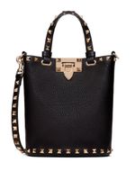 Valentino Garavani sac à bandoulière Rockstud en cuir - Noir - thumbnail