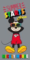 Mickey Mouse strandlaken Summer 70 x 140 cm grijs - thumbnail