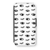 Eye pattern #2: iPhone 7 Flip Hoesje