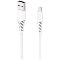 2GO USB-kabel Apple Lightning stekker, USB-A stekker 1.00 m Wit 797288 - thumbnail