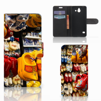 Huawei Ascend Y550 Flip Cover Klompen