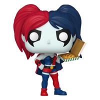 DC Comics: Harley Quinn Takeover POP! Heroes Vinyl Figure Harley with Pizza 9 cm - thumbnail