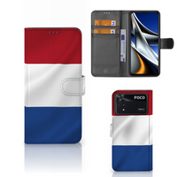 Xiaomi Poco X4 Pro 5G Bookstyle Case Nederlandse Vlag - thumbnail