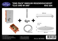 Best-Design One-Pack inbouw-regendoucheset Clic-Ore-M-300