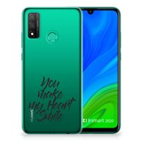 Huawei P Smart 2020 Siliconen hoesje met naam Heart Smile