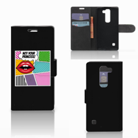 LG Spirit Wallet Case met Pasjes Popart Princess