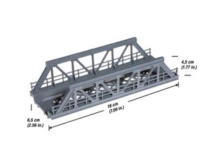 NOCH 21330 H0 Vakwerkbrug 1 spoor Universeel (l x b x h) 180 x 70 x 45 mm