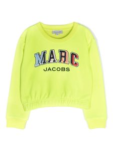 Marc Jacobs Kids sweat à logo brodé - Jaune