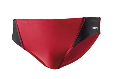 Beco zwemslip heren polyamide elastaan zwart / rood