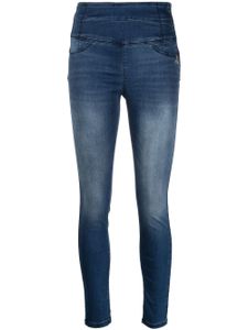 Patrizia Pepe jean skinny à taille haute - Bleu