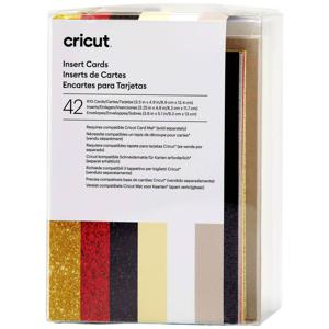 Cricut Insert Cards Glitz & Glam R10 Kaartenset Taupe, Crème, Wit