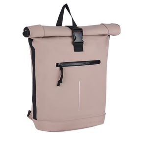 New Rebels Mart New York Oudroze 21L Rugtas Rolltop Waterafstotend Laptop 15.6"