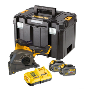 DeWalt DCG200T2 | Sleuvenfrees | 54V XR | FlexVolt | 125mm | 2x 6.0Ah accu&apos;s en snellader - DCG200T2-QW