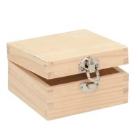 Houten hobby kistjes 7 cm