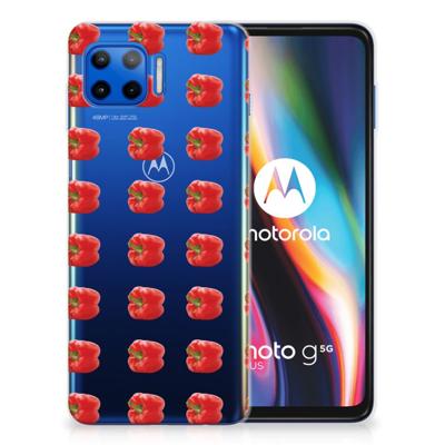 Motorola Moto G 5G Plus Siliconen Case Paprika Red Motorola Moto G 5G Plus Siliconen Case Paprika Red
