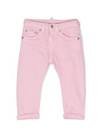 DSQUARED2 KIDS jean à patch logo - Rose