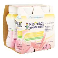 Resource Junior Fibre Aardbei 4x200ml