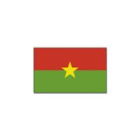 Landen thema vlag Burkina Faso 90 x 150 cm feestversiering