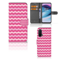 OnePlus Nord CE 5G Telefoon Hoesje Waves Pink