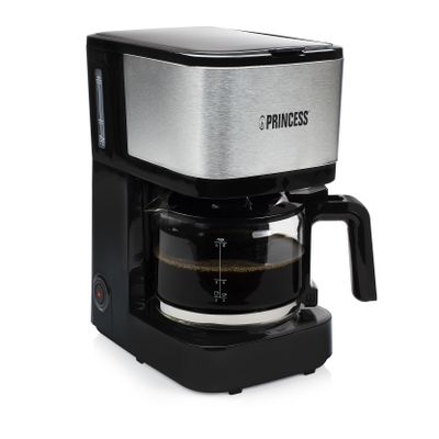 Princess 246030 Koffiezetapparaat Zwart, Zilver Capaciteit koppen: 8
