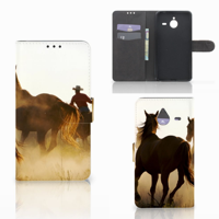 Microsoft Lumia 640 XL Telefoonhoesje met Pasjes Design Cowboy