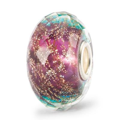 Trollbeads TGLBE-30129 Kraal Violetta Lucht People's Uniques 2023 - Limited Edition zilver-glas