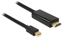 DeLock 83699 kabel Mini Displayport 1.2 stekker naar High Speed HDMI A stekker, 4K, 2m