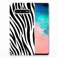 Samsung Galaxy S10 Plus TPU Hoesje Zebra