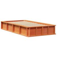vidaXL Bedframe met opslag Wasbruin 80 x 200 cm Hout