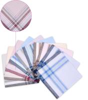 12 stuks heren zakdoeken - Blue Summer - 100% katoenen stoffen zakdoeken
