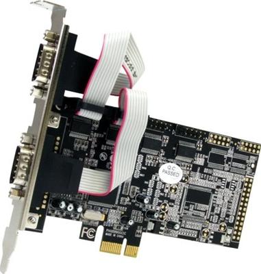 .com 4-poort Native PCI Express RS232 Seriële Kaart met 16550 UART - Seriële adapter - PCIe 1.1 - RS-232 - 4 poorten .com 4-poort Native PCI Express RS232 Seriële Kaart met 16550 UART - Seriële adapter - PCIe 1.1 - RS-232 - 4 poorten