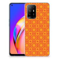 OPPO A94 5G | Reno5 Z TPU bumper Batik Oranje