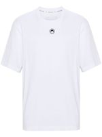 Marine Serre t-shirt en coton à logo Crescent Moon - Blanc